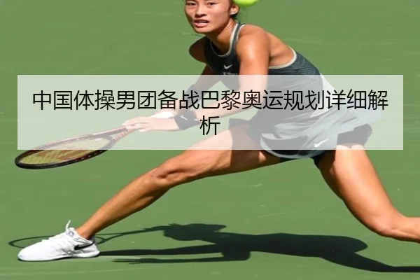 中国体操男团备战巴黎奥运规划详细解析